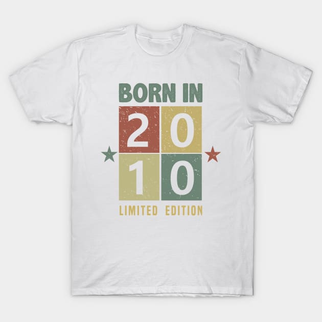 Born in 2010 T-Shirt by C_ceconello